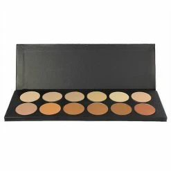 Graftobian 12 Color Dual Finish Foundation Powder Palette
