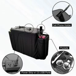 Tuscany Pro Chairs Kits & Tools Tuscany Pro Portable Lightweight Beauty Station (CCBS-100)