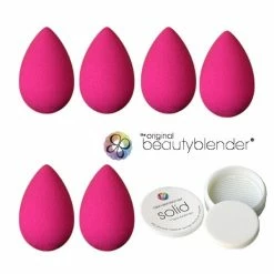 Beautyblender®Original PINK Pack (6 Blenders + 1 Solid Cleanser)