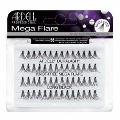 Ardell Lashes Eyes Ardell Mega Flare Individuals Knot-Free Long Black (65281)