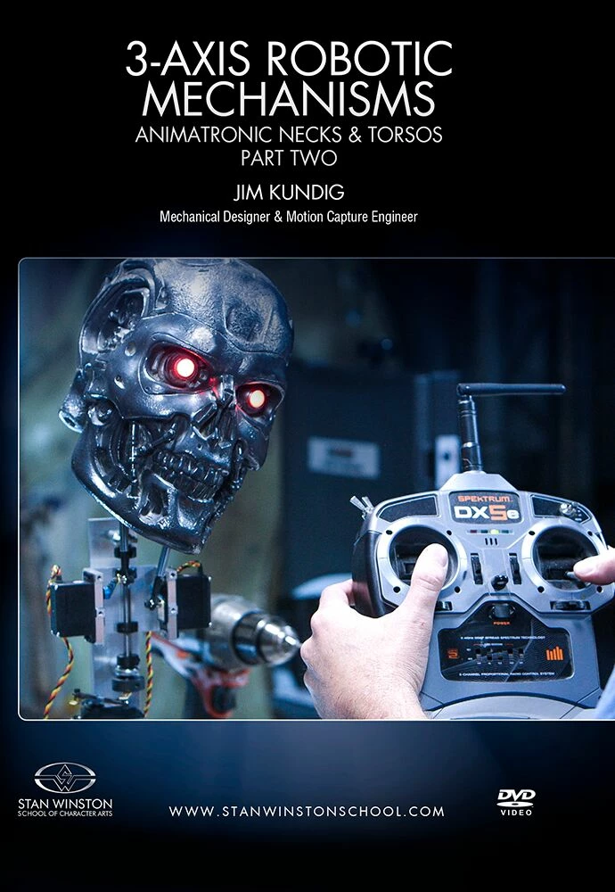 Kits & Tools Stan Winston Studio 3-Axis Robotic Mechanisms Animatronic Necks & Torsos (DVD) 3 Kits & Tools Stan Winston Studio 3-Axis Robotic Mechanisms Animatronic Necks & Torsos (DVD)