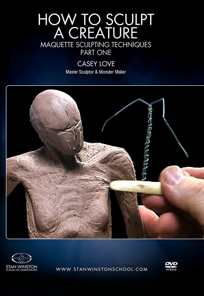Stan Winston Studio How To Sculpt A Creature Maquette Sculpting Techniques (DVD) Kits & Tools