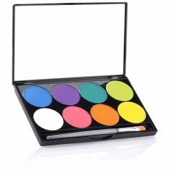 Mehron INtense Pro Pressed Powder Pigments Palette Fire (168-PAL-F) 6 Mehron INtense Pro Pressed Powder Pigments Palette Fire (168-PAL-F)