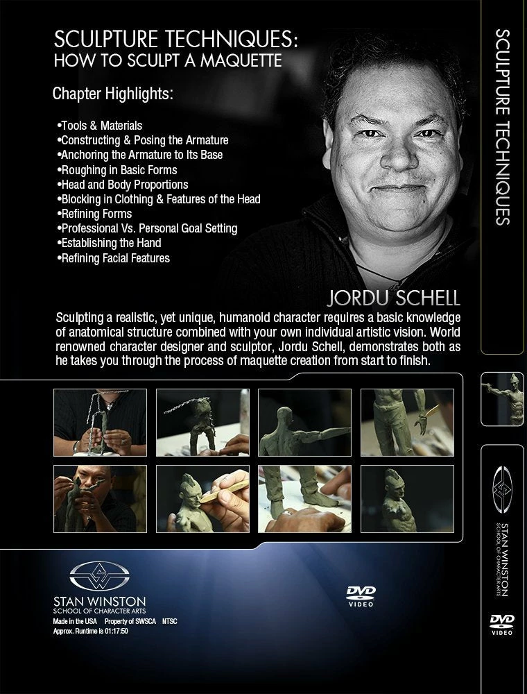Stan Winston Studio Sculpture Techniques How To Sculpt A Humanoid Maquette (DVD) Kits & Tools 2 Stan Winston Studio Sculpture Techniques How To Sculpt A Humanoid Maquette (DVD) Kits & Tools