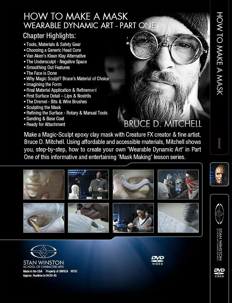 Stan Winston Studio How To Make A Mask (DVD) 2 Stan Winston Studio How To Make A Mask (DVD)
