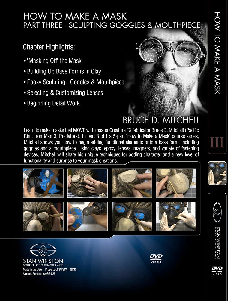 Stan Winston Studio How To Make A Mask (DVD) 6 Stan Winston Studio How To Make A Mask (DVD)