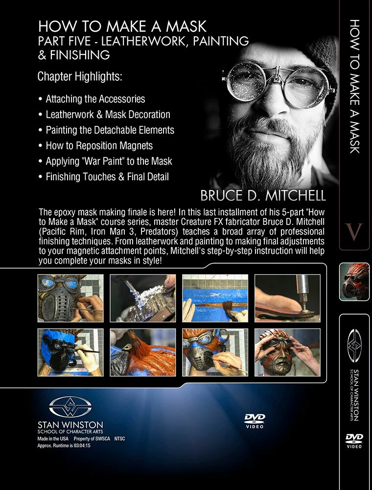 Stan Winston Studio How To Make A Mask (DVD) 10 Stan Winston Studio How To Make A Mask (DVD)