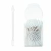 Camera Ready Cosmetics Point And Flat Oval Tip Swab - 120pc.