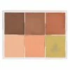 MAQ Pro Maqpro 6-color Fard Creme Foundation Palette Face