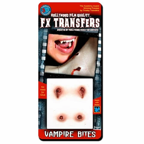 Tinsley Transfers Vampire Bites - 3D FX Transfers Small 1 Tinsley Transfers Vampire Bites - 3D FX Transfers Small