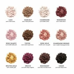 Jouer Rose Gold Matte & Shimmer Eyeshadow Palette