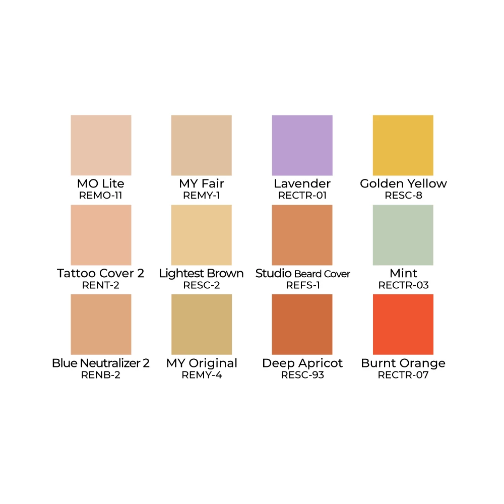Ben Nye Studio Color Concealers + Adjusters (STP-15) 2 Ben Nye Studio Color Concealers + Adjusters (STP-15)