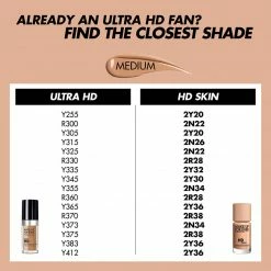 Make Up For Ever HD Skin Foundation 30ml New