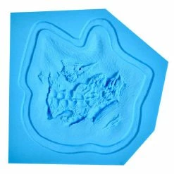 Prosthetic Transfer Material Kits & Tools P.T.M. Hi-Ro Self-Releasing Molds Zombie Cheek With Teeth (Right Side)