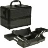 Kits & Tools Just Case 4-Tiers Expandable Trays Makeup Case - Black Krystal (C0211KLAB)