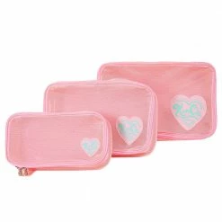 KimChi Chic Beauty Mesh Cosmetics Bag