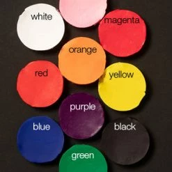 Kryolan Professional Make-Up Kryolan Aquacolor UV Day Glow Palette 6 Colors