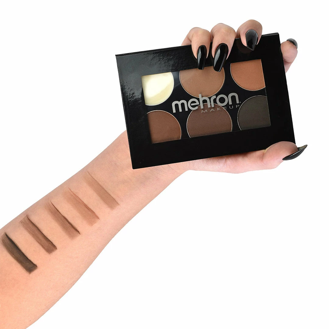 Mehron Pro Brow Palette 3 Mehron Pro Brow Palette