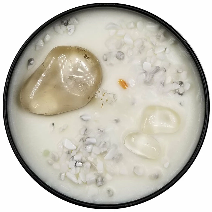 Fragrance Rebels And Outlaws | White Light, White Heat Candle 8oz 1 Fragrance Rebels And Outlaws | White Light, White Heat Candle 8oz