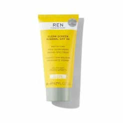 Ren Clean Skincare Clean Screen Mattifying Face Sunscreen SPF 30