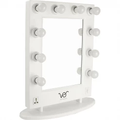 Kits & Tools Just Case Ver Beauty LED Light Vanity Mirror W/Dimmer (VMR4512-PPWH White)
